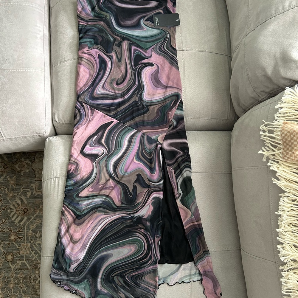Strapless Midi Dress
